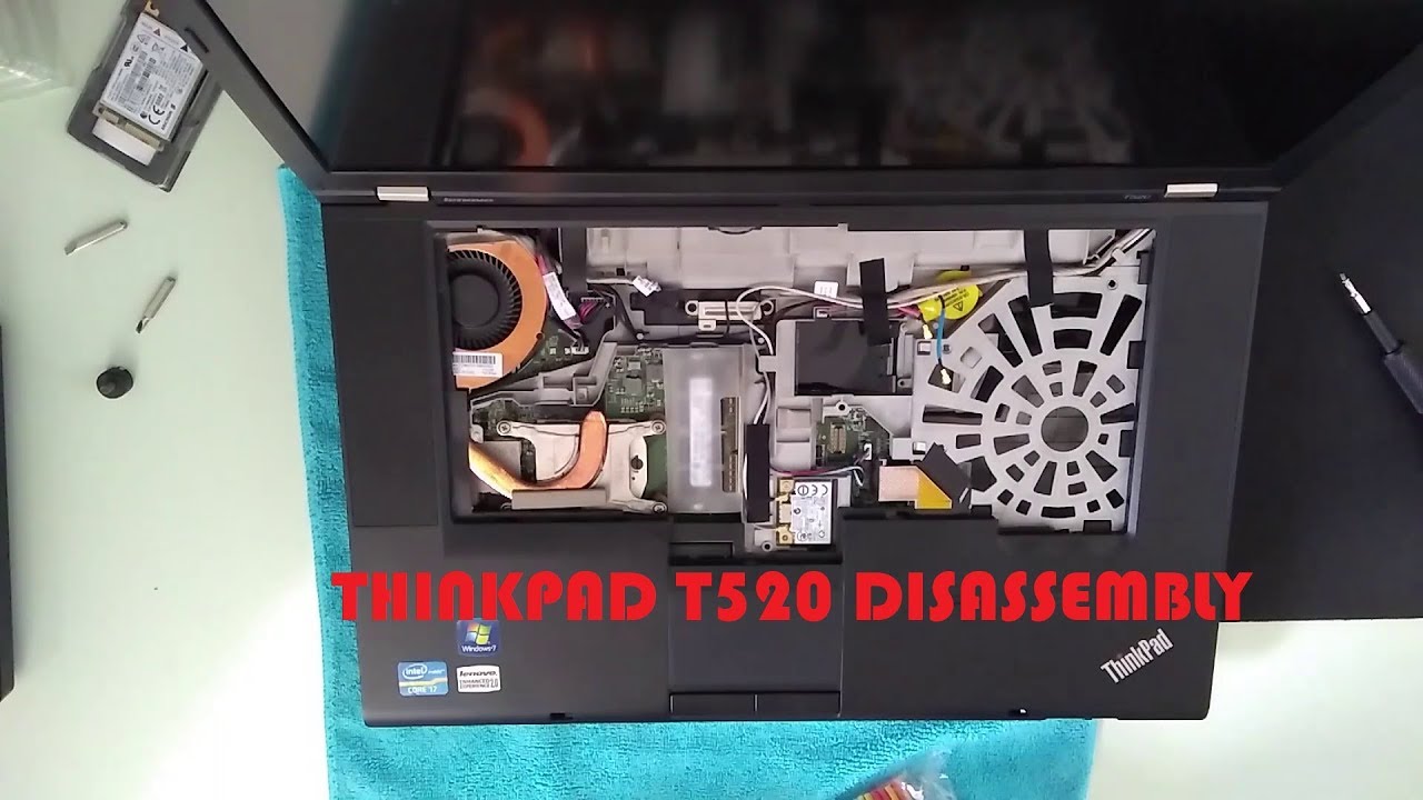 Laptop Lenovo Thinkpad T5 Disassembly By Muccithebest