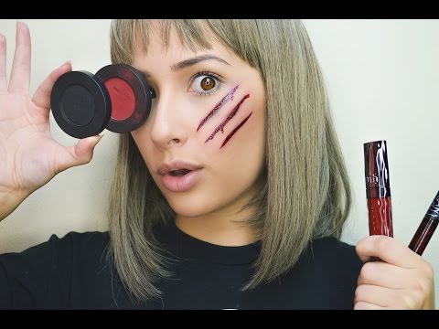 Simple Cut Tutorial Using Eye Shadow, Lipstick, and Lip Gloss