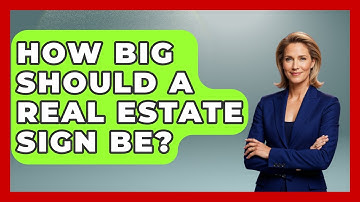 How Big Should A Real Estate Sign Be? - Graphic Design Nerd