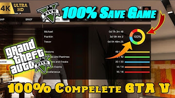 How to Load 100% Complete Save Game in GTA 5 ENHANCED | All Missions Completed | Complete Map