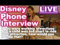 LIVE PHONE INTERVIEW | DISNEY SUMMER ALUMNI COLLEGE PROGRAM | SUCCESSFUL