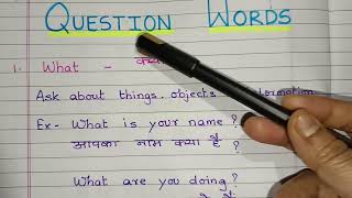 Wh Family Explained In Easy English What, Why, When, Who, Where, How