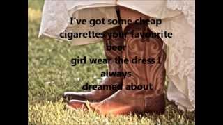 Video thumbnail of "Crazy One More Time - Kip Moore Lyrics"