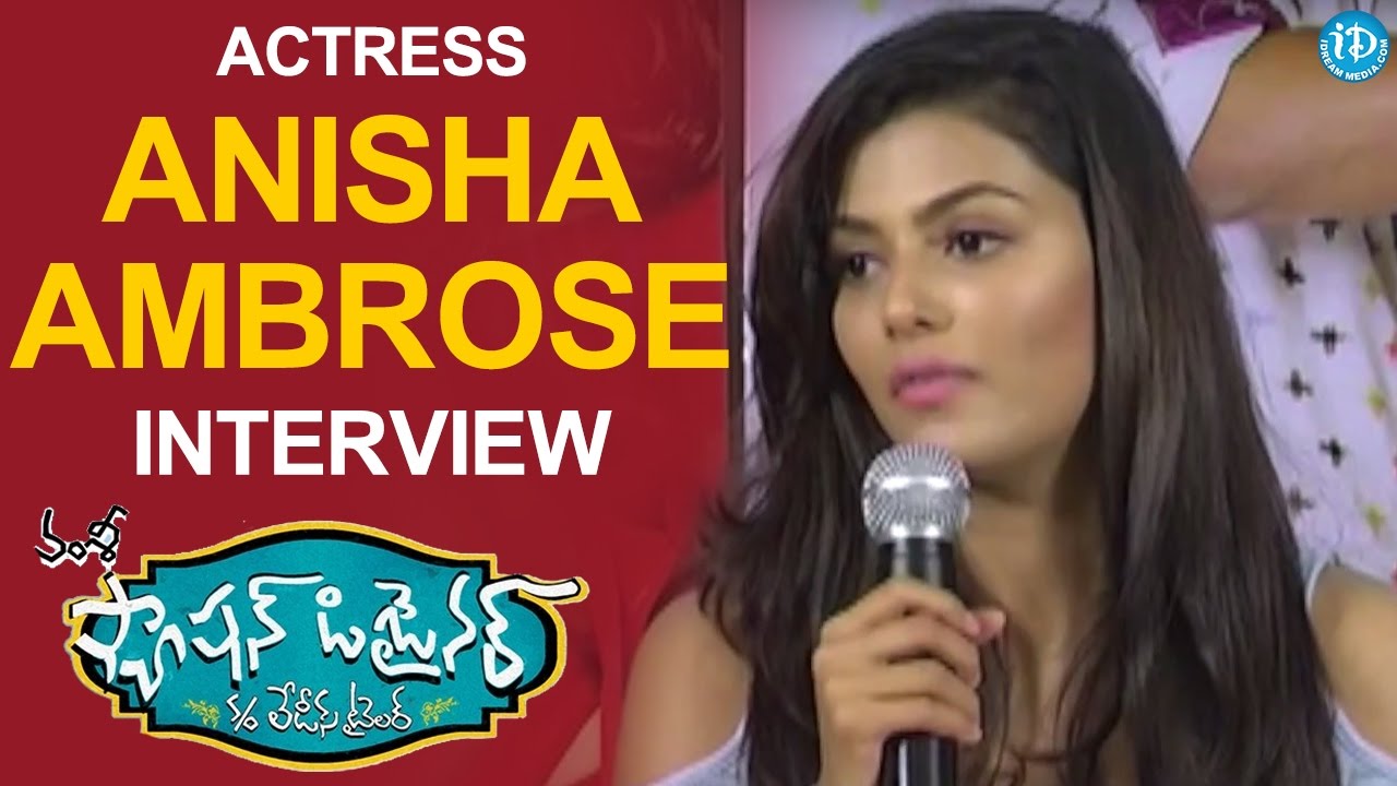 Actress Anisha Ambrose Interview || Fashion Designer so Ladies Tailor Movie || Vamsy