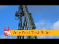 The Very First Test Ride of Walibi Belgium's Mega Coaster HD