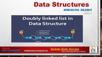 6.DoubleLinkedList || Data Structures || JNTUH, JNTUK, JNTUA || CSE, IT, CSM