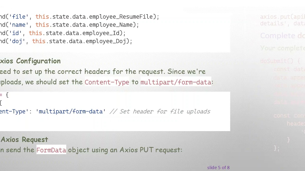How to Attach File Upload with State Values in React