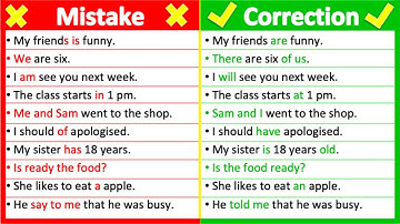 20 MOST COMMON GRAMMAR MISTAKES 🤔 😮 | #2 | Mistakes & correction ✅