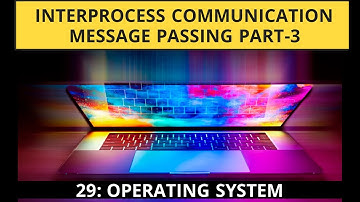 Interprocess Communication: Message Passing in Operating System | Message Passing Systems Part-3