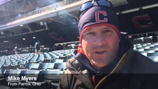 Spectators Share Thoughts On Extended Net At Cleveland Indians Season Opener 2016