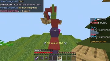 Minecraft cubecraft blockwars ctf 21 - THE SPAWN TRAP