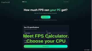 🚀 How Much FPS Can Your PC REALLY Get 🎮 | Try fpscalculator
