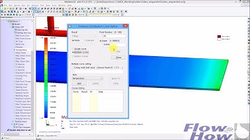 Thickness distribution results Moldex3D R15 sp2 by FlowHow®