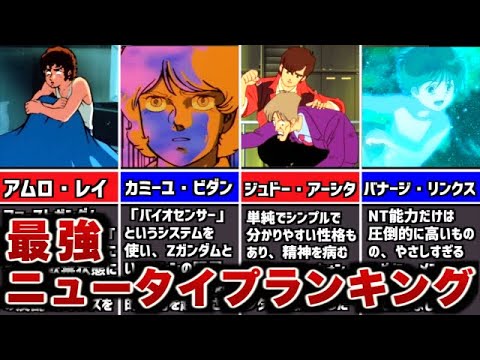 【ゆっくり解説】最強のニュータイプランキング【ガンダム】