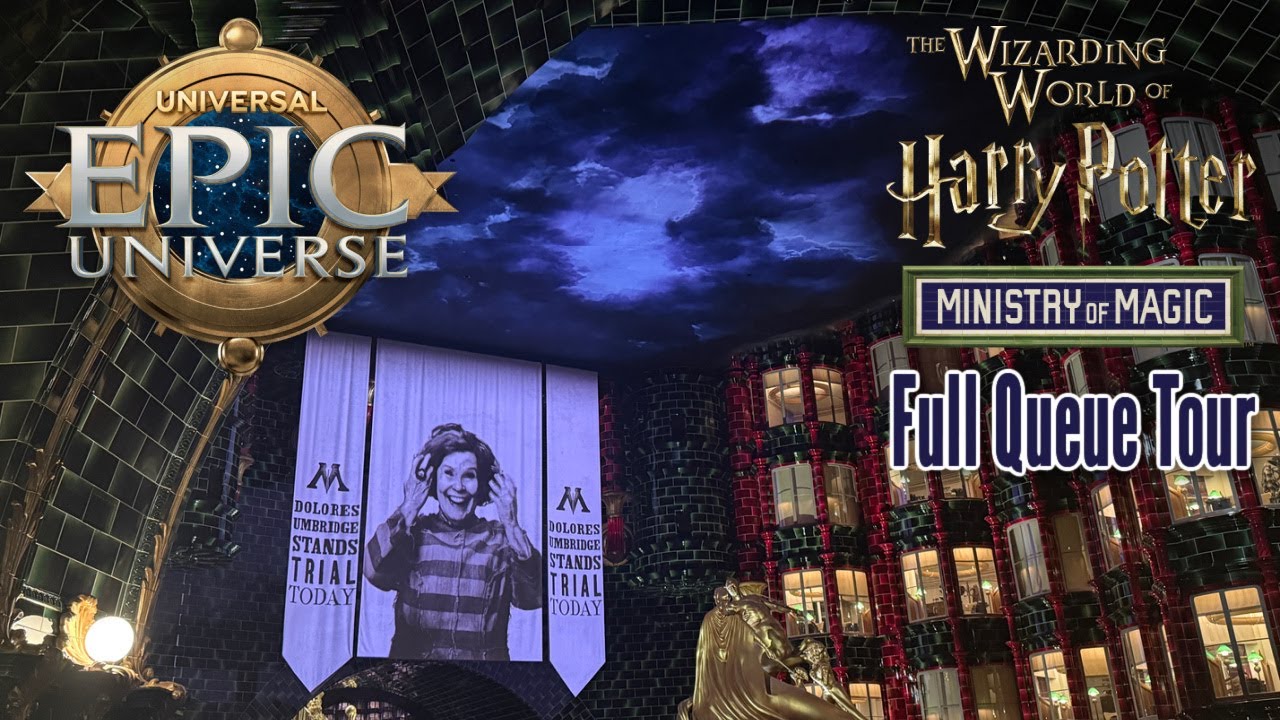 FULL TOUR: Harry Potter and the Battle at the Ministry Queue ...