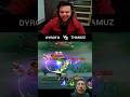 DYRROTH vs THAMUZ ⚔️ POWER CLASH! 💥 #mobilelegends #mlbb #ml #shorts