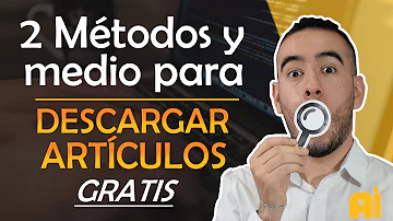 ¿Dónde puedo descargar artículos cientificos gratis?