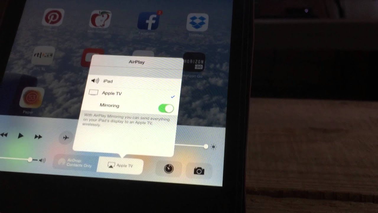 Airplay mirroring on iOS8 iPhone 6 to Apple TV 3 YouTube