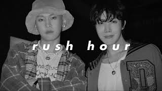 crush ft j-hope - rush hour (sped up)