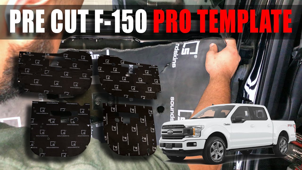 Распаковка и установка шаблона звукопоглощающего материала Ford F-150 Pre Cut Pro — SoundSkins Gl...