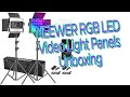Neewer RGB LED Light Panels Unboxing these inexpensive RGBs
