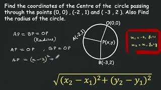 How To Find The Radius Of A Circle Using The Distance Formula