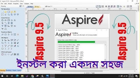 How to Install vectric Aspire 9.5 on your computer#aspire #softer aspire9.5