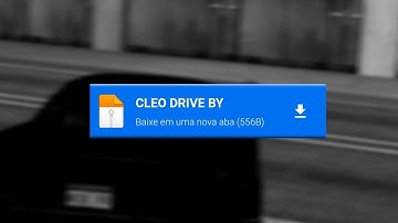 CLEO DRIVE BY PARA SAMP MOBILE PARA QUALQUER APK SAMP ANDROID