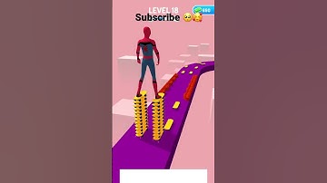 Spiderman Skater Stacker gameplay walkthrough - android,iOS mobile - all Level - #shorts games