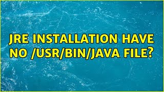 Celebrity Jre installation have no /usr/bin/java file? Wealth