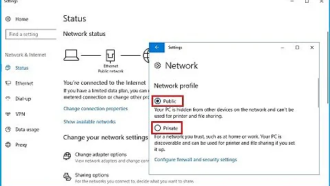 How to Change Network Public to Private to Public in Windows PC