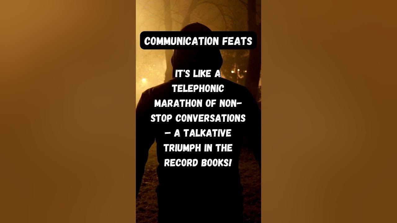 The World's Longest Phone Call A Talkative Triumph in History YouTube