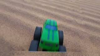 dune racing 2 fun in the Namib Desert near Swakopmund Namibia with Logan Smith - a future Champion.