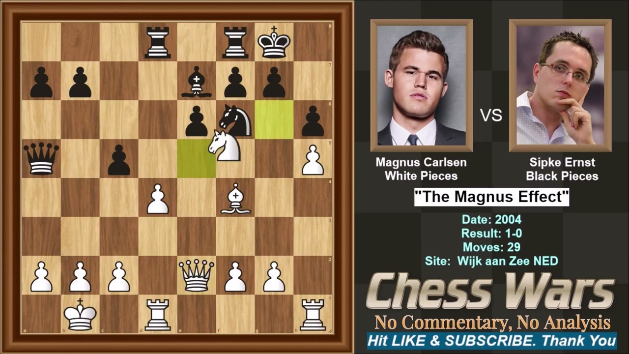 Carlsen Vs Ernst the Magnus Effect Unique Chess Player -  Norway