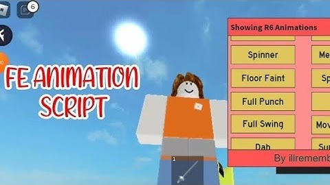 ROBLOX FE ANIMATION SCRIPT using FLUXUS EXECUTOR played at Fencing game - script link on comments