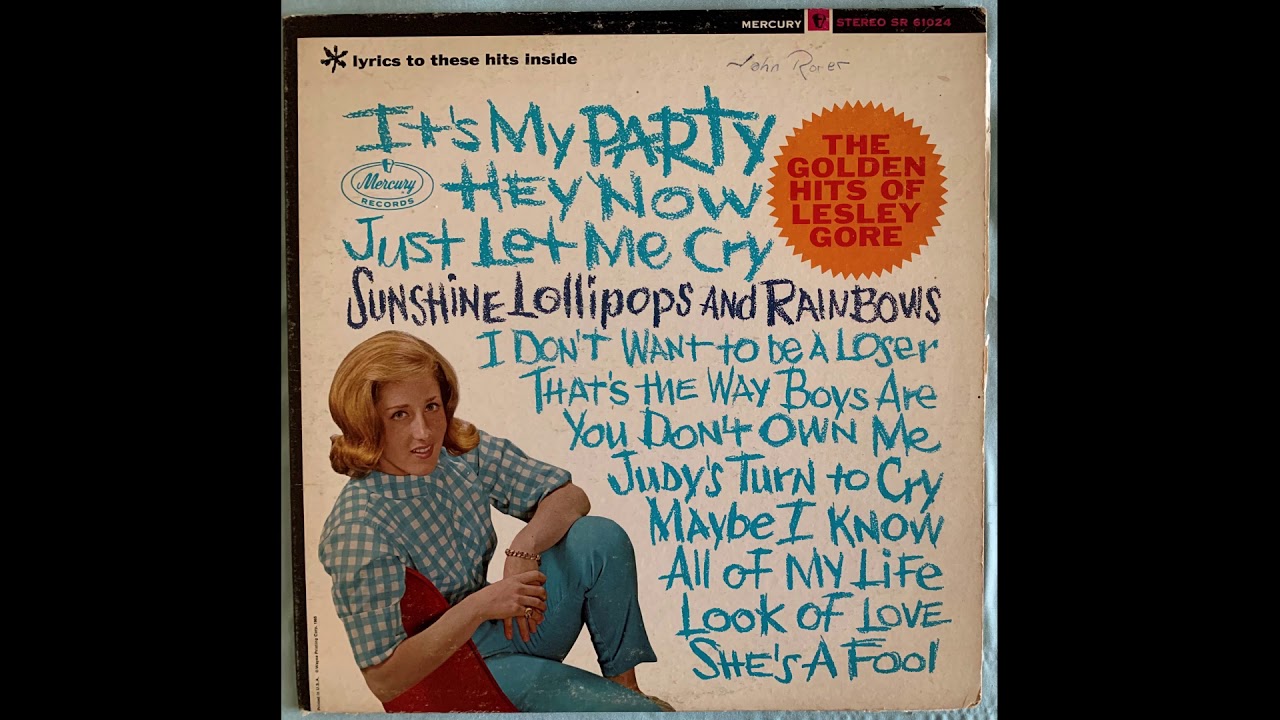 Lesley Gore Judy's Turn To Cry YouTube