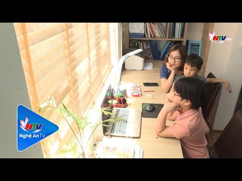 Video Thiếu nhi Nghệ An: Thực trang học online mùa dịch - YouTube