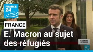 REPLAY : Emmanuel Macron s'exprime à Angers au sujet des réfugiés ukrainiens • FRANCE 24