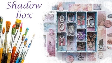 Vintage shadow box tutorial
