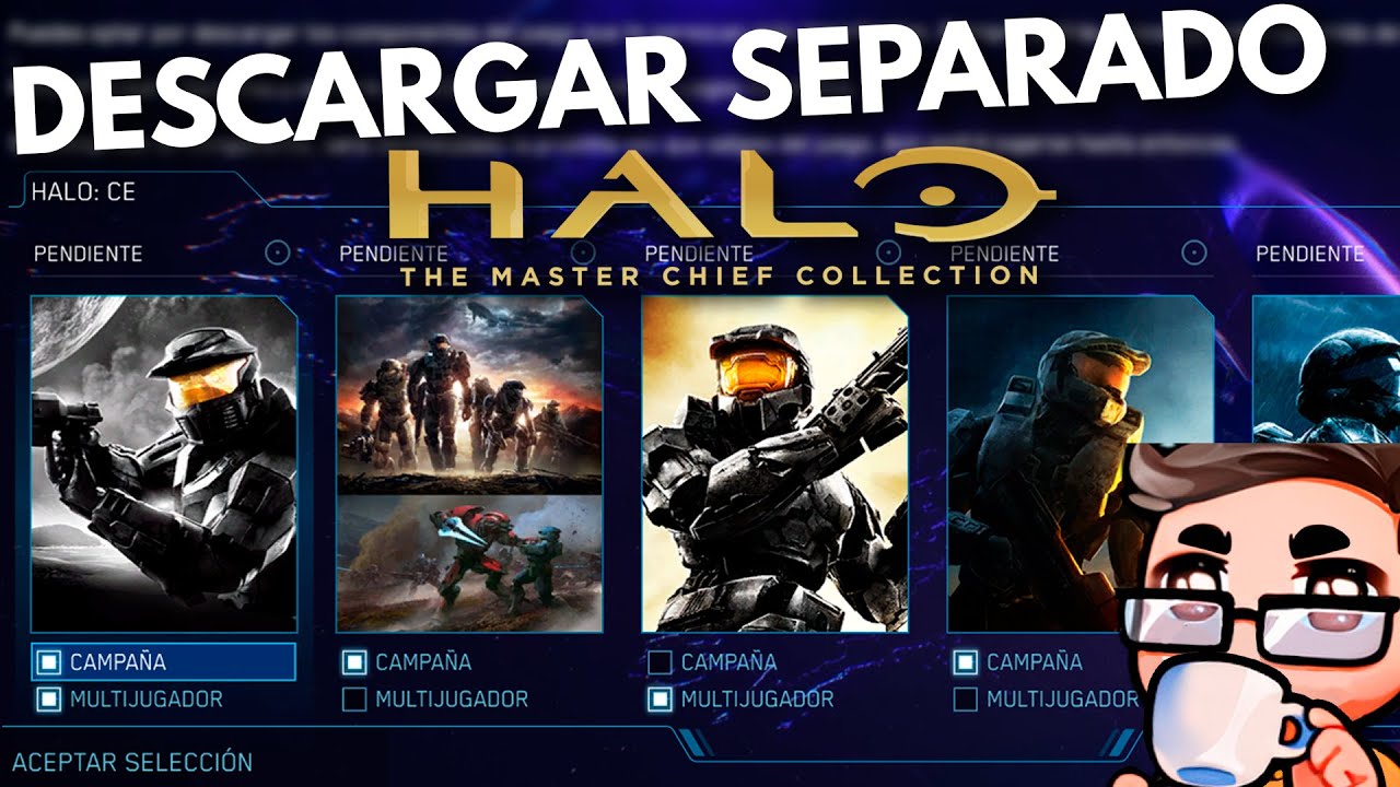 ¿Puedo descargar cada Halo por separado de la colección del Jefe maestro? Descarga Personalizada