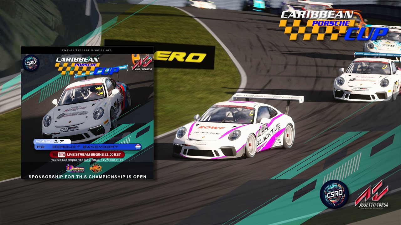 2026 Caribbean Porsche Cup - Round #2 at Circuit Zandvoort, Netherlands. #CSRO