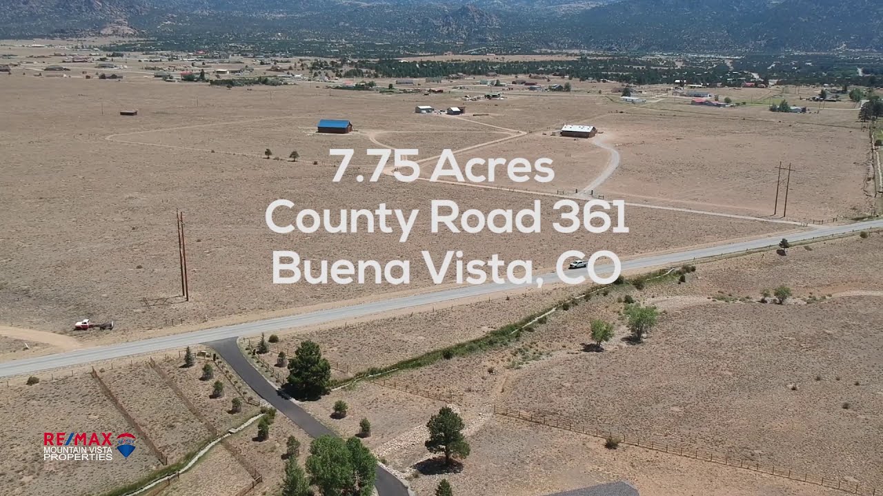 Land For Sale Buena Vista Colorado CR 361 7.75 Acres NO HOA YouTube
