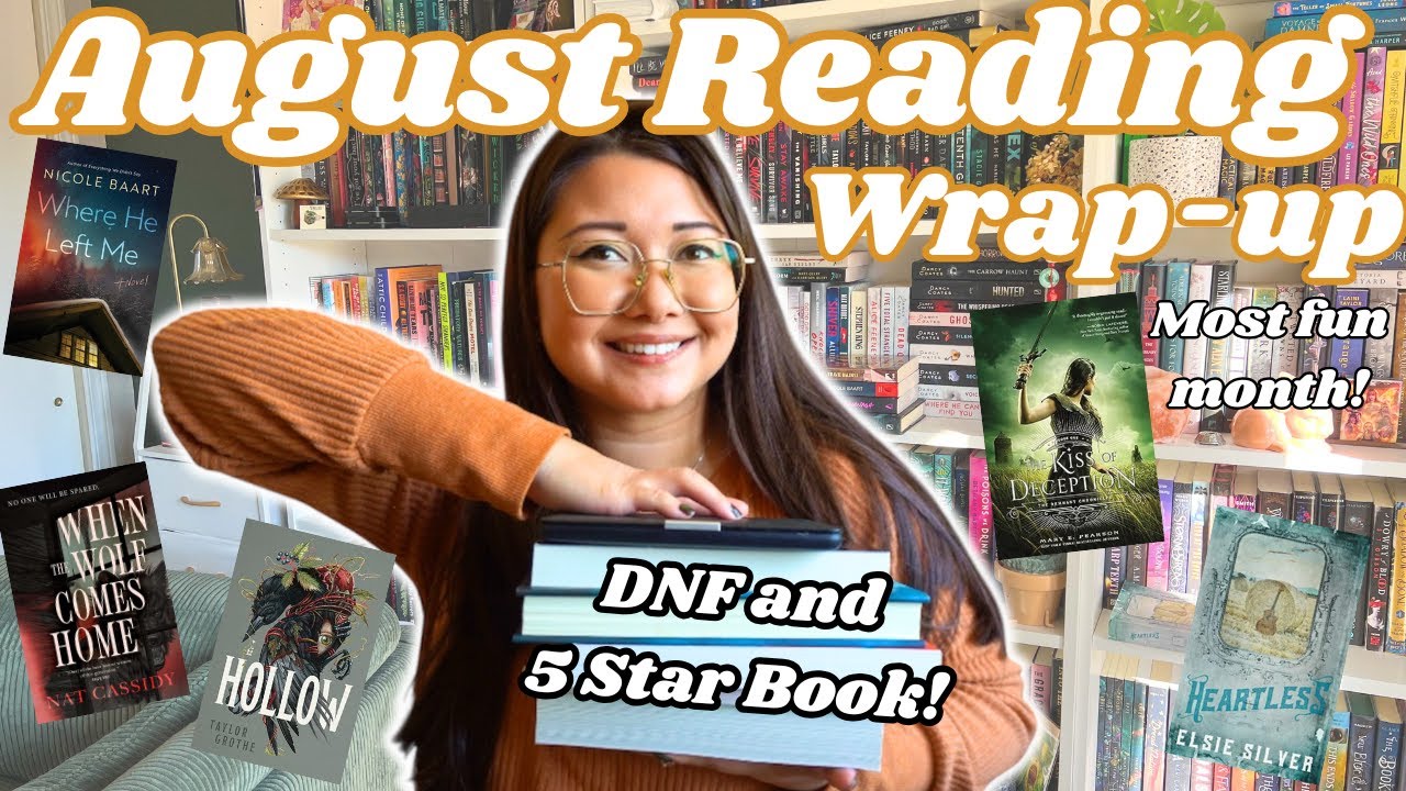 📚August Reading Wrap-up 9 Books 📚 | Most Fun Reading Month I've had ...