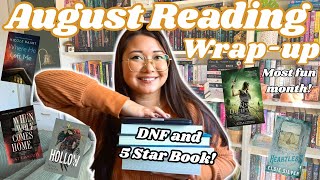 📚August Reading Wrap-up 9 Books 📚 | Most Fun Reading Month I've had this Year