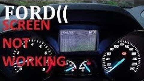 Ford Escape Focus LCD Screen Replacement part.2