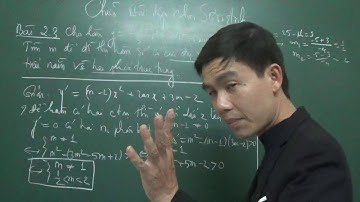 Toán 12 - Tìm tham số m để hai cực trị nằm về hai phía trục tung