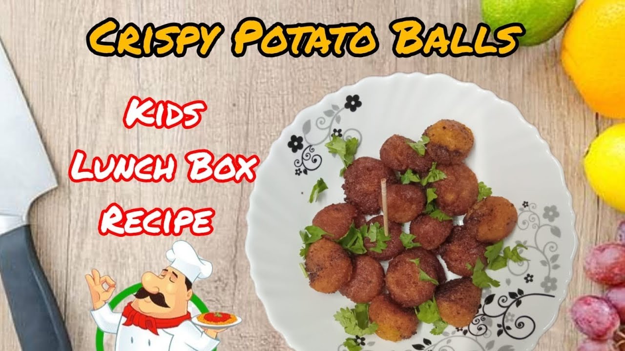 Crispy Potato Balls | Kids Lunch Box Recipe by our chef 