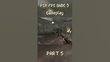 PSP FPS GAME 3 Gameplay PART 5 - PPSSPP Android #droidplaytv #ppsspp #shorts