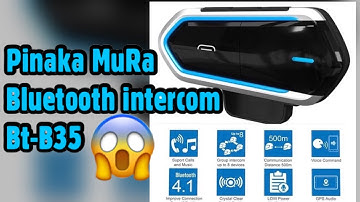 unboxing SKY*B35 Motorcycle Riders Helmet Intercom Bluetooth 4.1 Headset Interphone Audio Kit