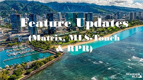 MLS Moment - Feature Updates